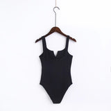 V-neck Bodysuit